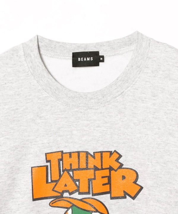 BEAMS クルーネックトレーナー　マスタード BEAMS トレーナー スウェット / クルーネック スウェットシャツ メンズ