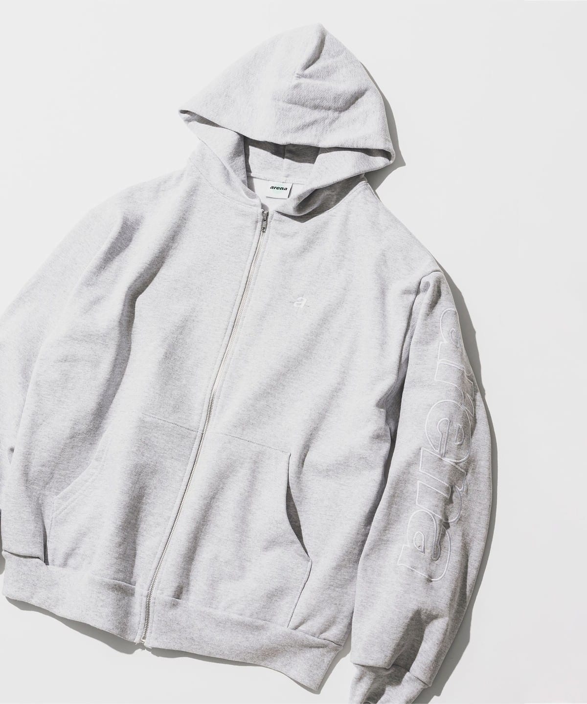【別注】Arena embroidery / Tourist Sweat Zip Hoodie トップス MEN GREY L 【別注】Arena embroidery / Tourist Sweat Zip Hoodie トップス MEN GREY L