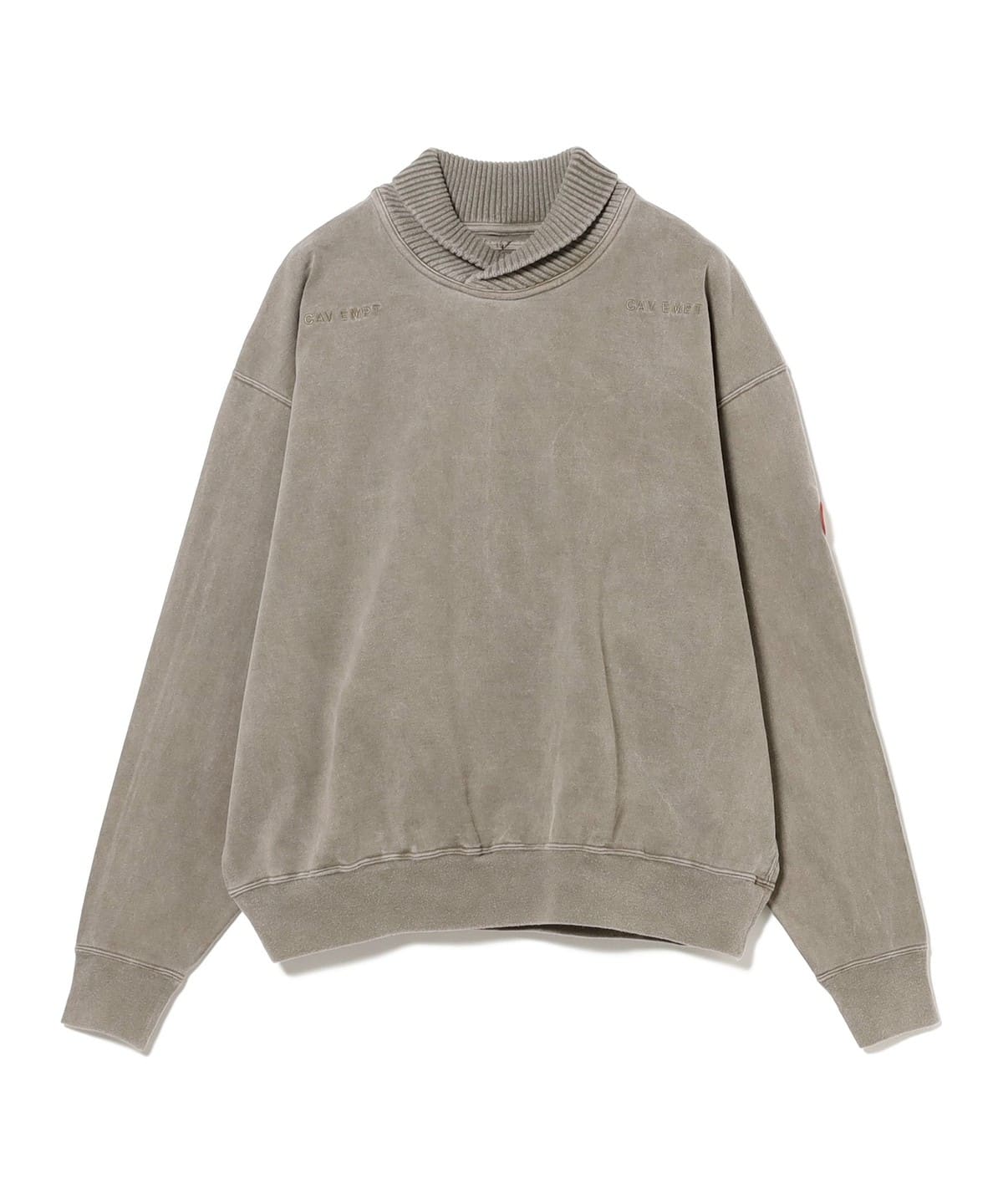 C. E シーイー / OVERDYE OVERLAP LIGHT CREW NECK トップス MEN BROWN XL C. E シーイー / OVERDYE OVERLAP LIGHT CREW NECK トップス MEN BROWN XL