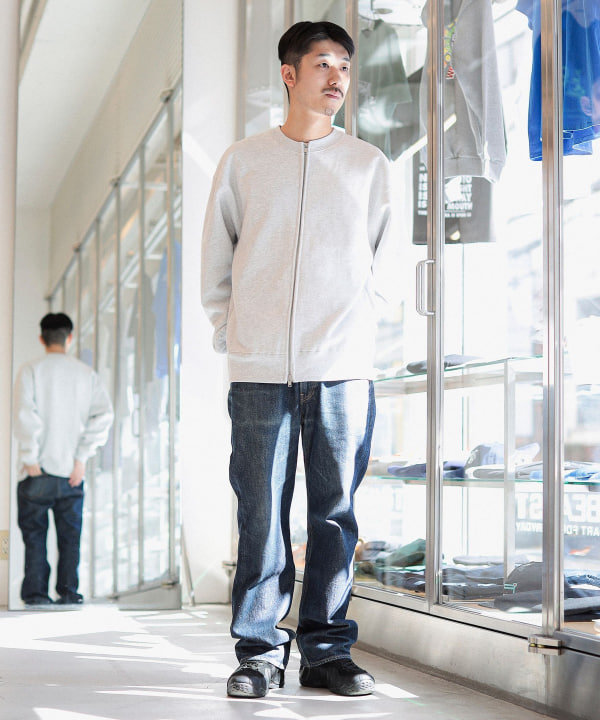 BEAMS T（ビームスT）UND / Zip Crewneck Sweat（トップス