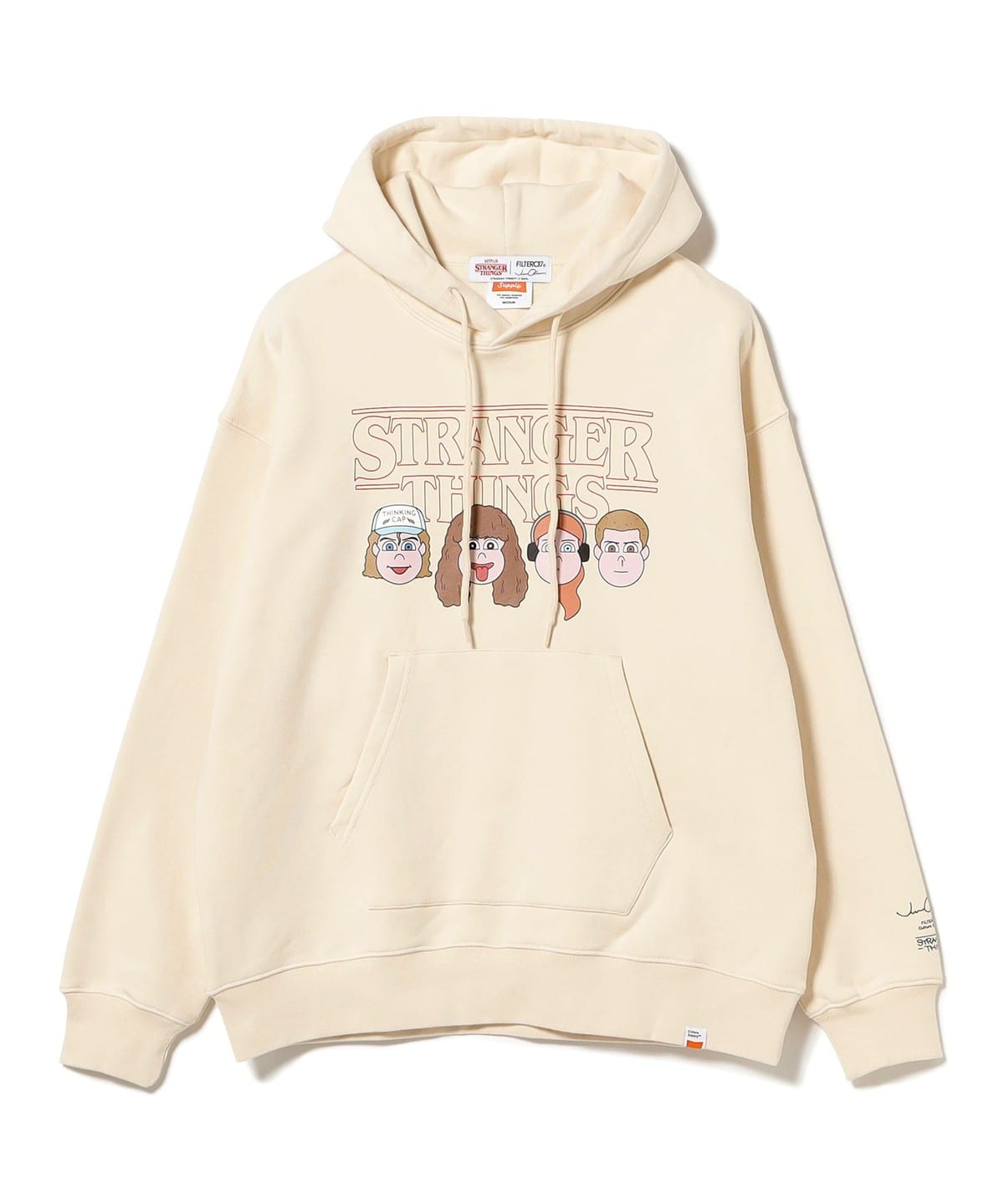 Stranger Things / Friend4 Sweat Hoody トップス MEN BUTTER CREAM M Stranger Things / Friend4 Sweat Hoody トップス MEN BUTTER CREAM M