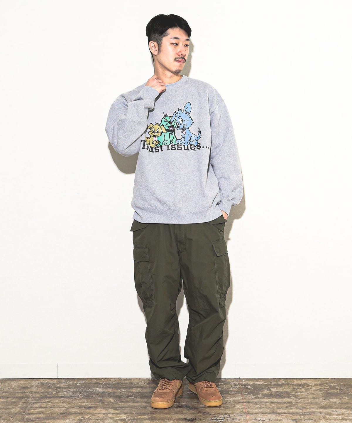 BEAMS T（ビームスT）Daniel Sansavini / Crewneck Sweat（トップス