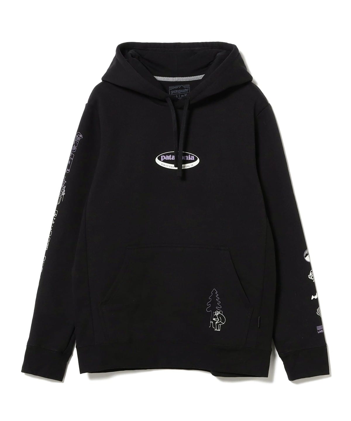 patagonia パタゴニア / Long Way Round Uprising Hoody トップス MEN BLACK S patagonia パタゴニア / Long Way Round Uprising Hoody トップス MEN BLACK S