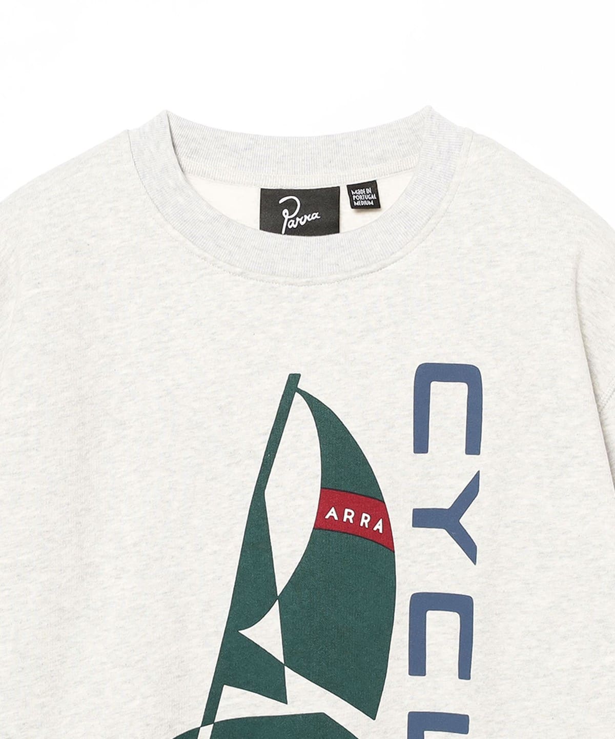 BEAMS T（ビームスT）by Parra / Sail bike crew neck sweatshirt 