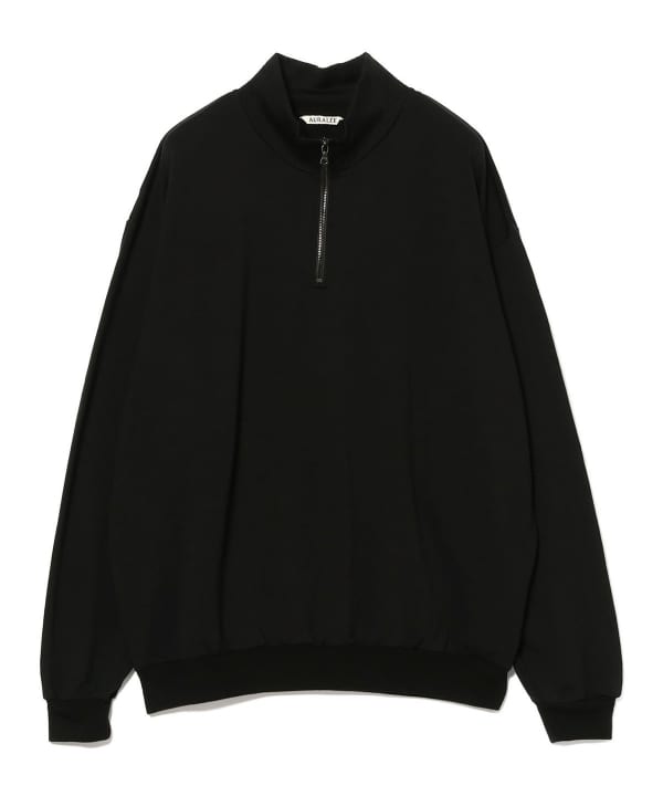 BEAMS T（ビームスT）AURALEE / LIGHT WOOL SWEAT HALF ZIP P/O
