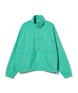 AURALEE / Pure Silk Comfort Fleece Half Zip P/O