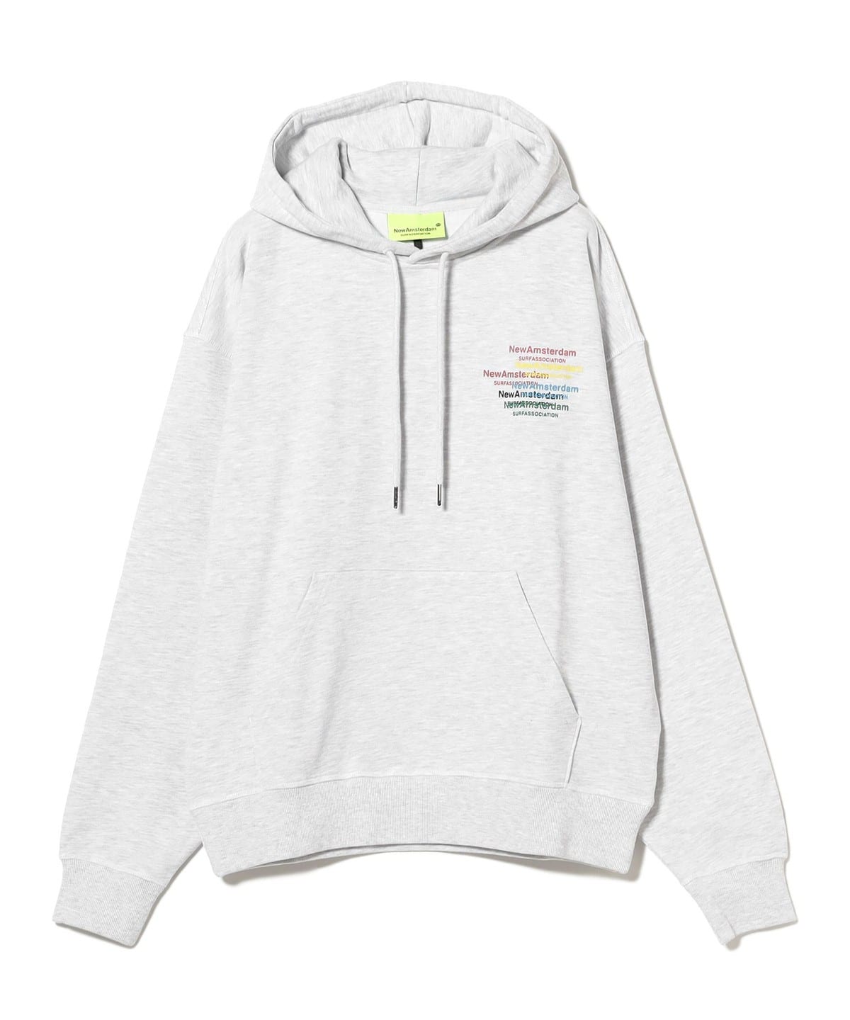 New Amsterdam Surf Assn. / COLLAGE Hoodie gbvX MEN ASH XL
