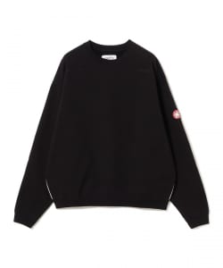 C.E / SOLID LOOSE CREW NECK BLACK