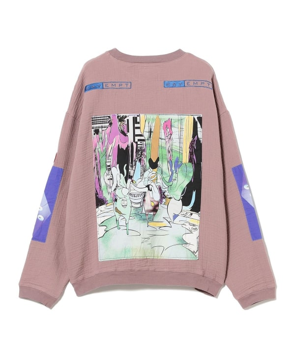 BEAMS T（ビームスT）C.E / CRV GAUZE CREW NECK（トップス スウェット