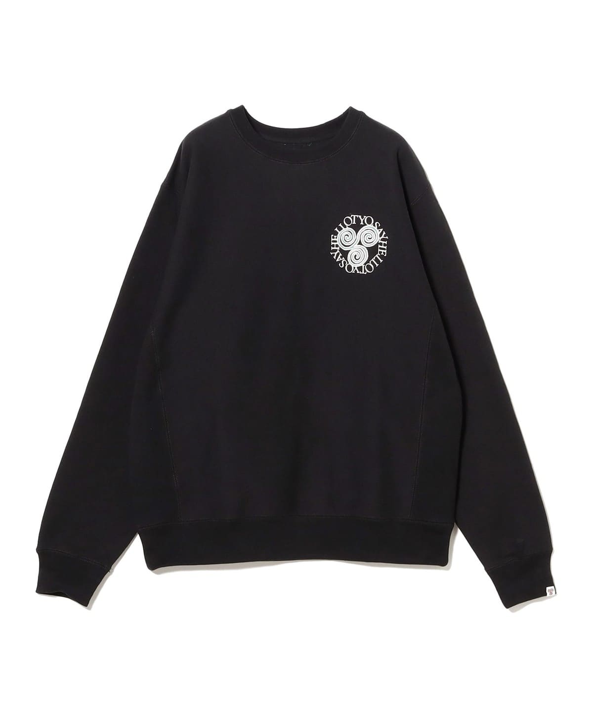 SAYHELLO セイハロー / Slap Logo Crew トップス MEN BLACK L SAYHELLO セイハロー / Slap Logo Crew トップス MEN BLACK L