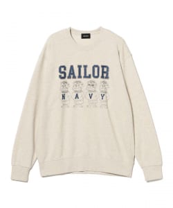 SAILOR CREWNECK SWEAT(ASH)