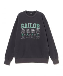 SAILOR CREWNECK SWEAT(NAVY)