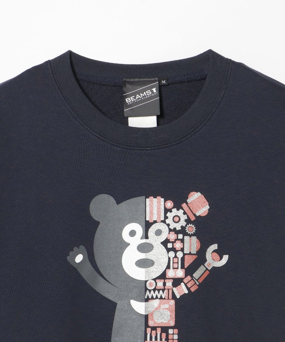 BEAMS T(ビームスT)【SPECIAL PRICE】メカ ベア クルーネック BEAMS T(ビームスT)【SPECIAL PRICE】メカ ベア クルーネック