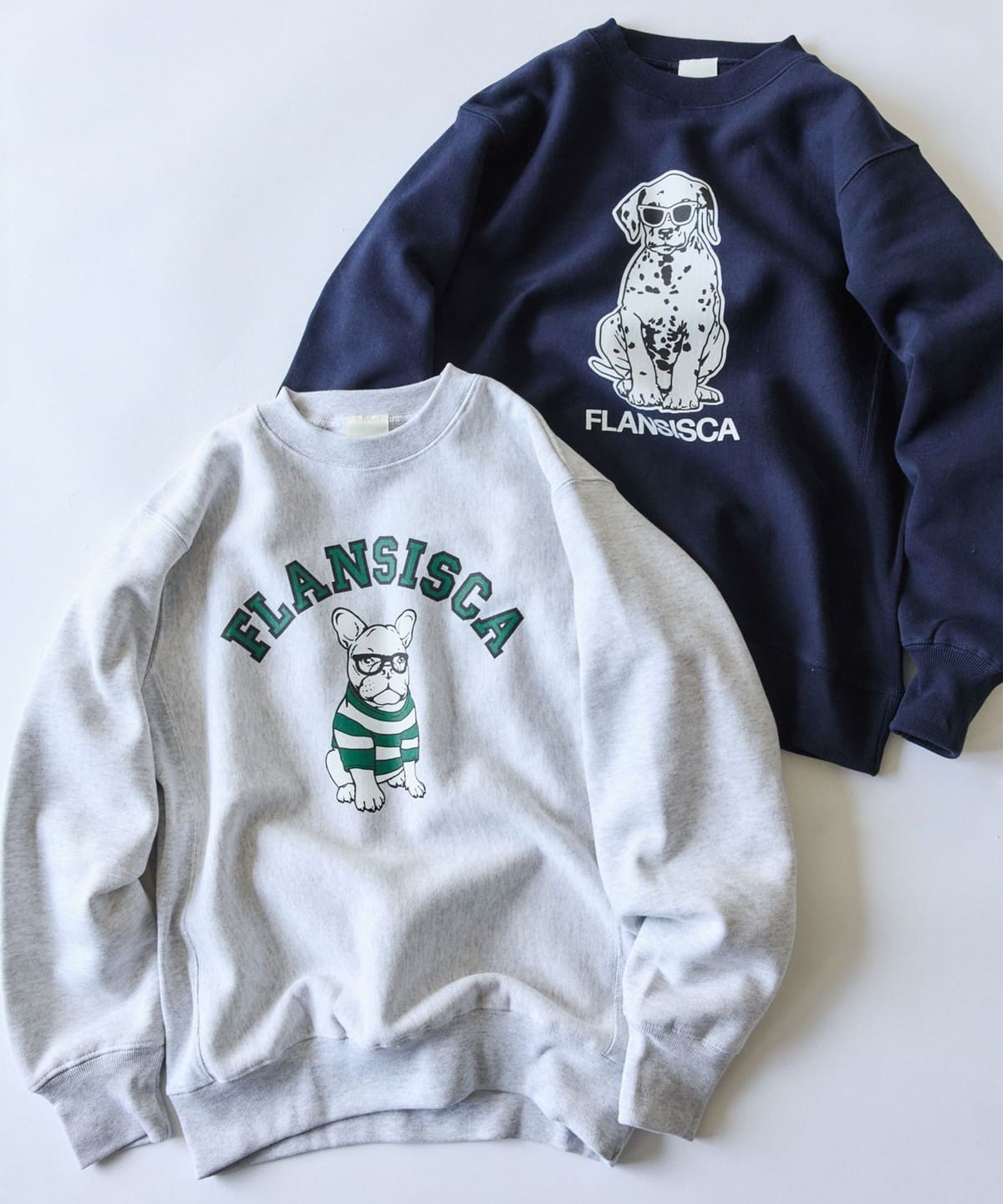 BEAMS（ビームス）fLAnsisCA / Print Crewneck Sweat 25AW（トップス