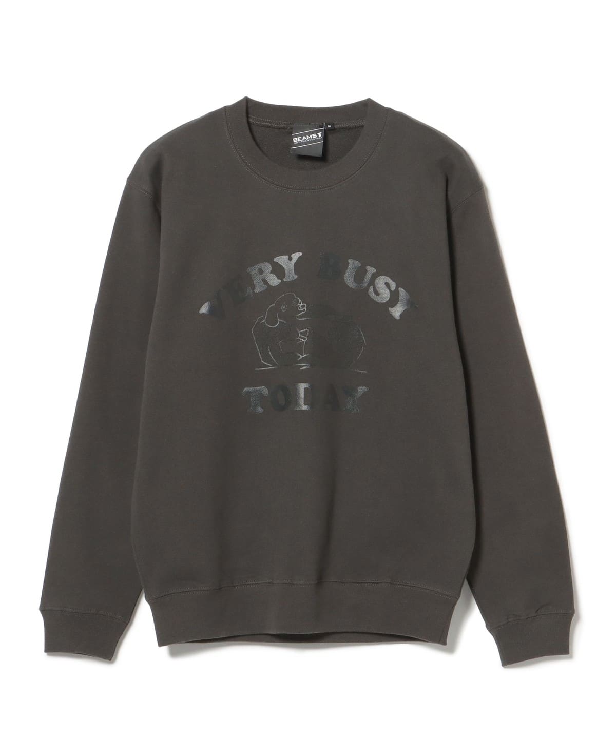 【SPECIAL PRICE】VERY BUSY TODAY クルーネック スウェット トップス MEN スミ S 【SPECIAL PRICE】VERY BUSY TODAY クルーネック スウェット トップス MEN スミ S