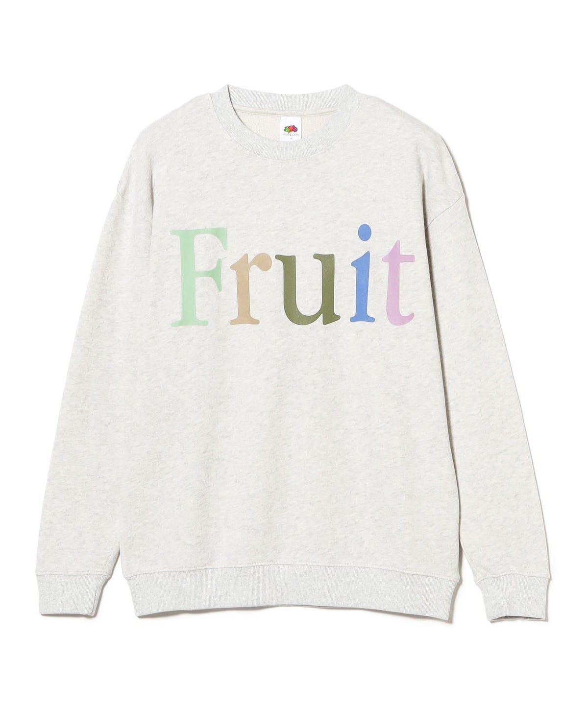FRUIT OF THE LOOM フルーツオブザルーム / Fade Print Crew Sweat トップス MEN ASH M