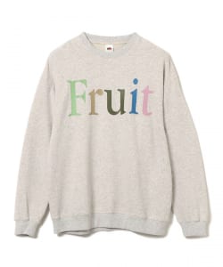 FRUIT OF THE LOOM / Fade Print Crew Sweat