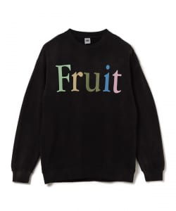 FRUIT OF THE LOOM / Fade Print Crew Sweat