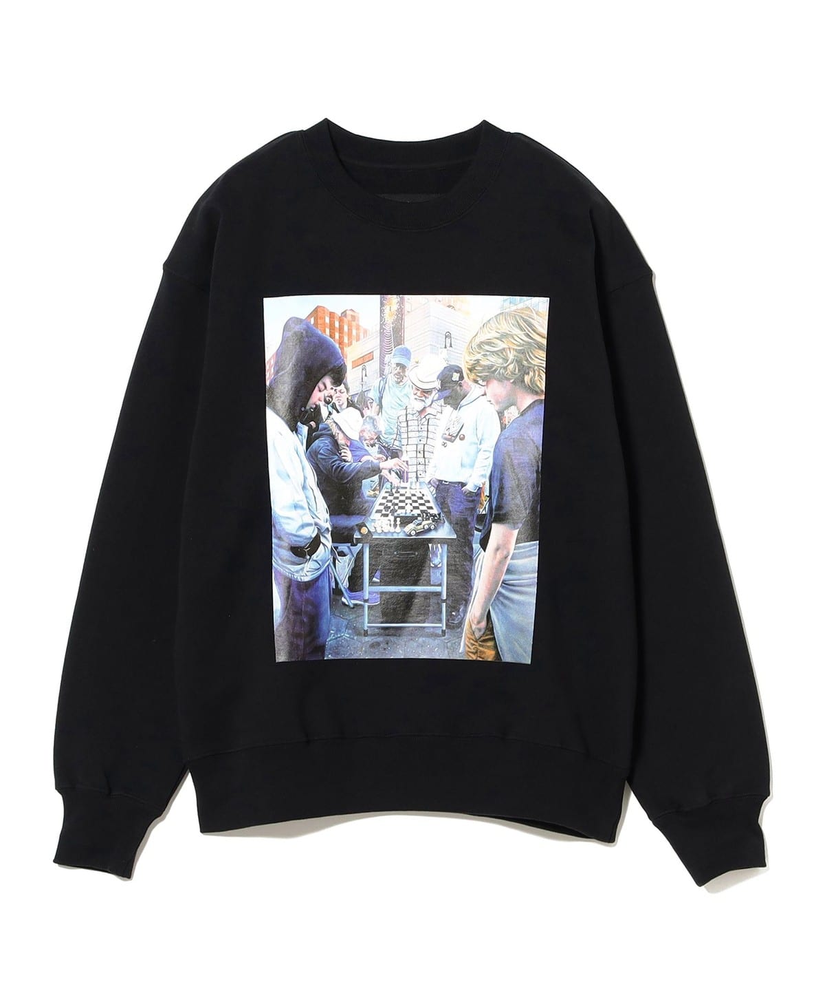 Shuto Okayasu / Crew Neck Sweat トップス MEN BLACK M Shuto Okayasu / Crew Neck Sweat トップス MEN BLACK M