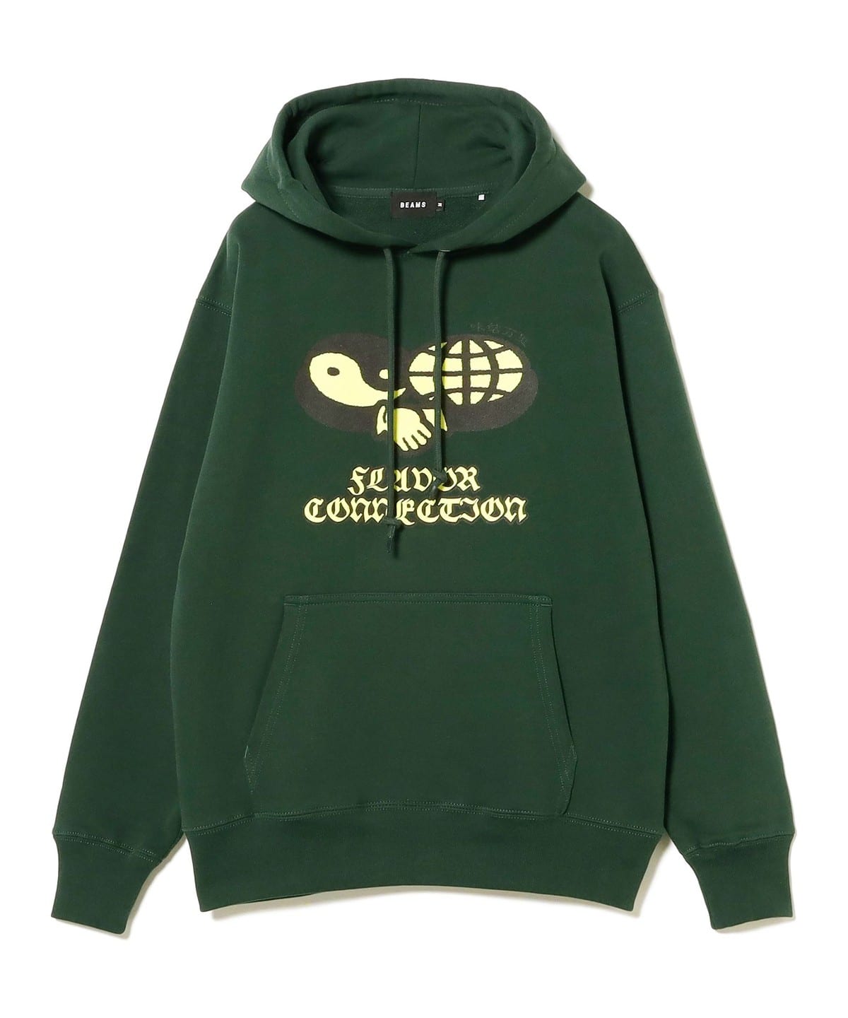 ""FLAVOR CONNECTION" Hoodie トップス MEN FOREST GREEN S"