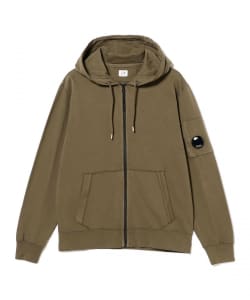 C.P. Company / LIGHT FLEECE ZIP HOODED LENS SWEATSHIRT