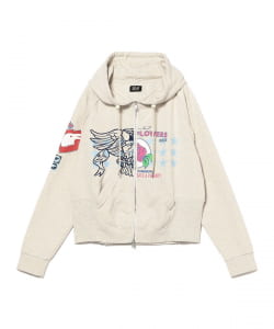 FAF(Fake As Flowers) / Printed Zip Up Hoodie