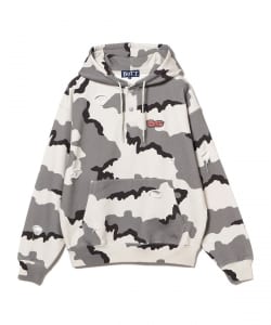 BoTT / Henley-neck Camo Hoodie