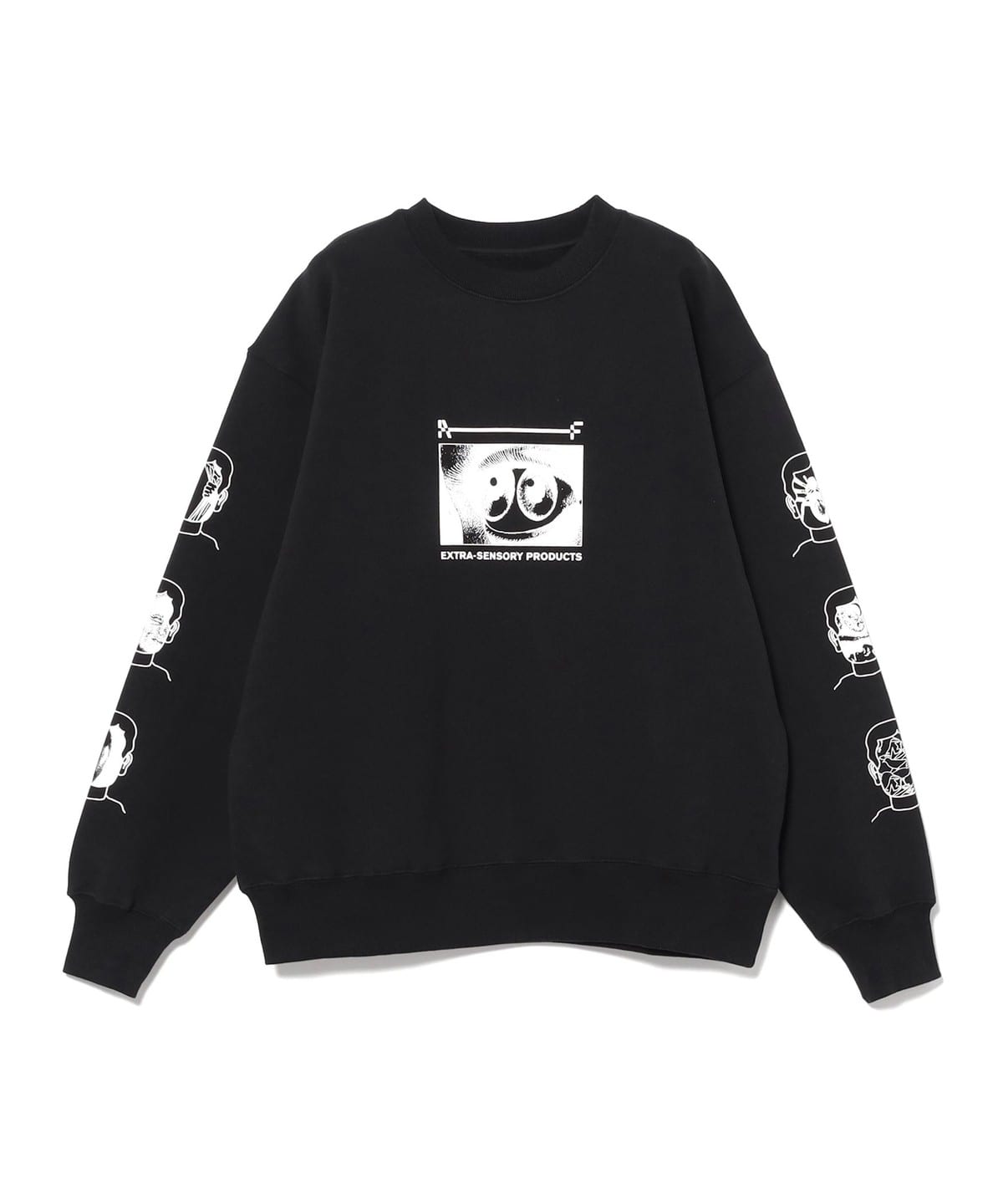 MPK STUDIO × DeMarcoLab × AGARIC FLY × BEAMS T �r�[���XT / SWEAT CREW �g�b�v�X MEN BLACK M