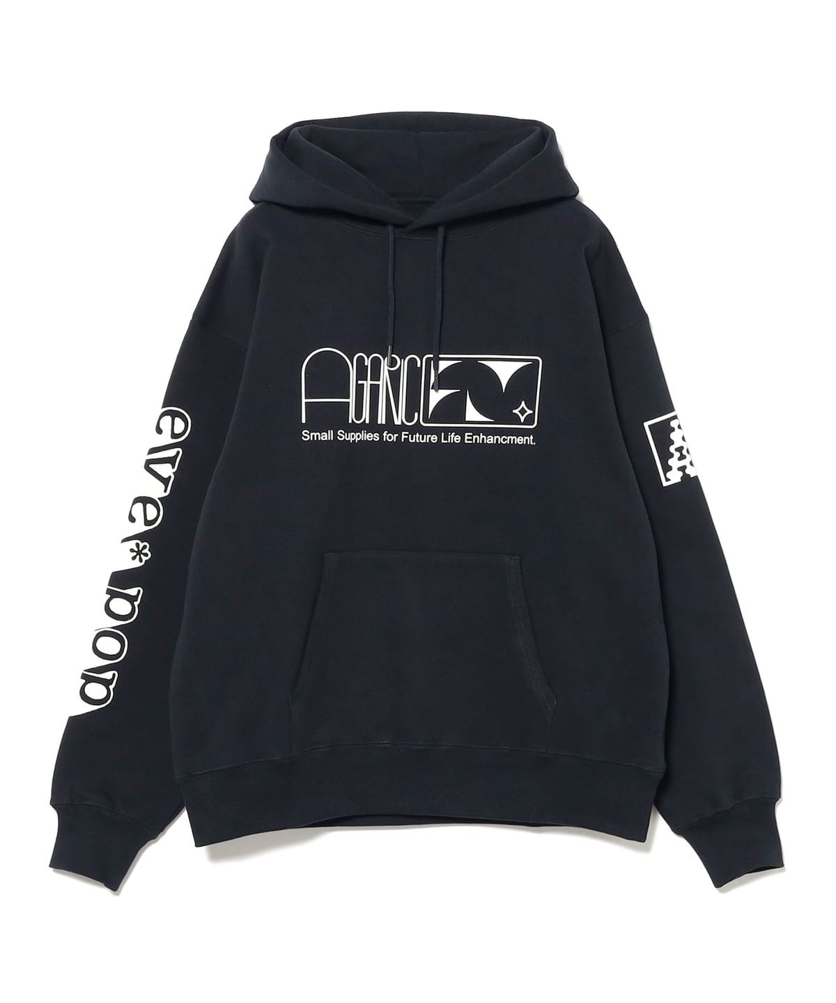 MPK STUDIO × DeMarcoLab × AGARIC FLY × BEAMS T �r�[���XT / SWEAT HOODY�A �g�b�v�X MEN NAVY XL