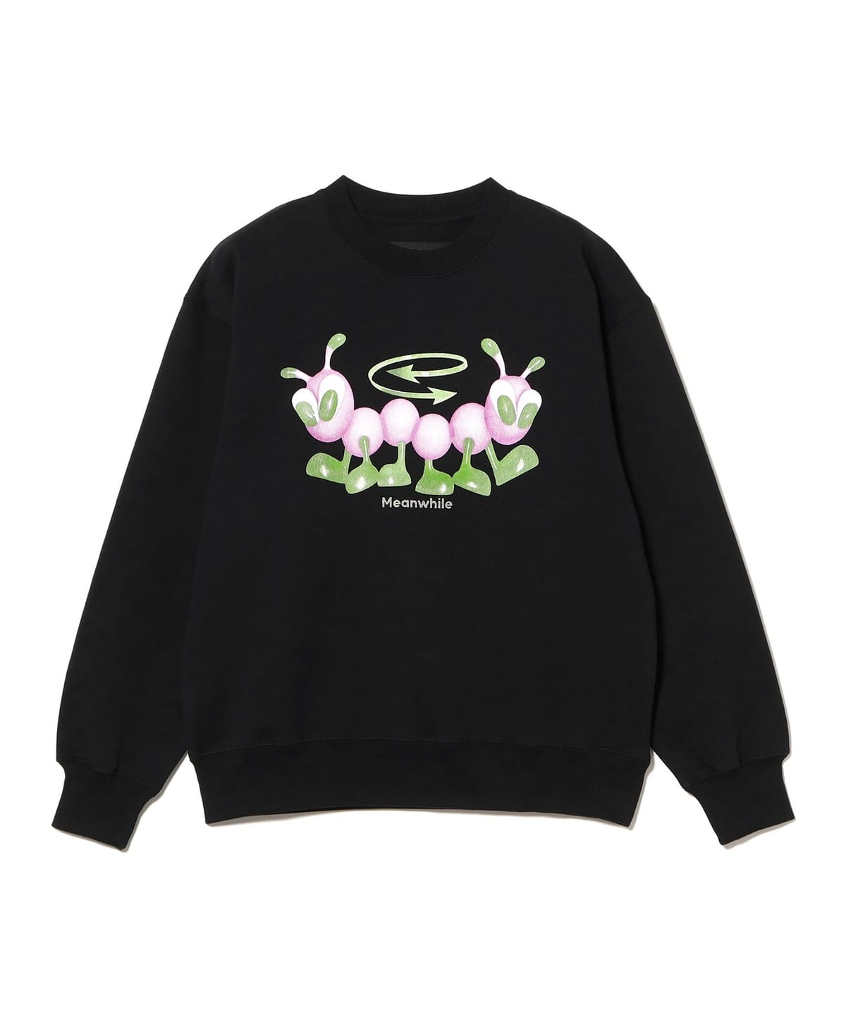 �y3/26�l�����znico ito / Crewneck Sweat�A �g�b�v�X MEN BLACK L