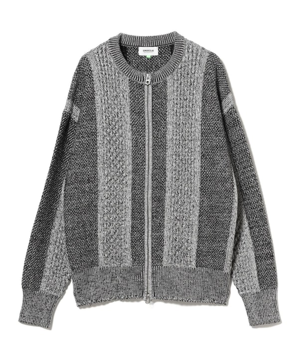 BEAMS T（ビームスT）DeMarcoLab / MIX CABLE KNIT ZIP SWEAT