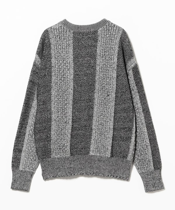 BEAMS T（ビームスT）DeMarcoLab / MIX CABLE KNIT ZIP SWEAT