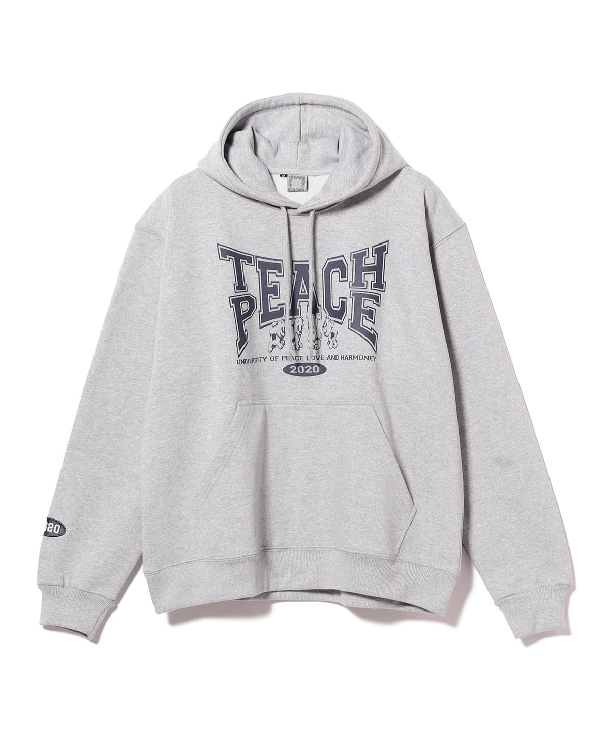 BEAMS T（ビームスT）SLINKY / TEACH PEACE HOODIE（トップス パーカー 