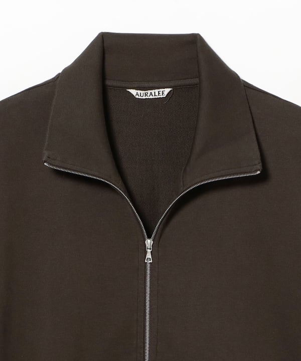 AURALEE / SUPER HIGH GAUGE SWEAT ZIP BLOUSON