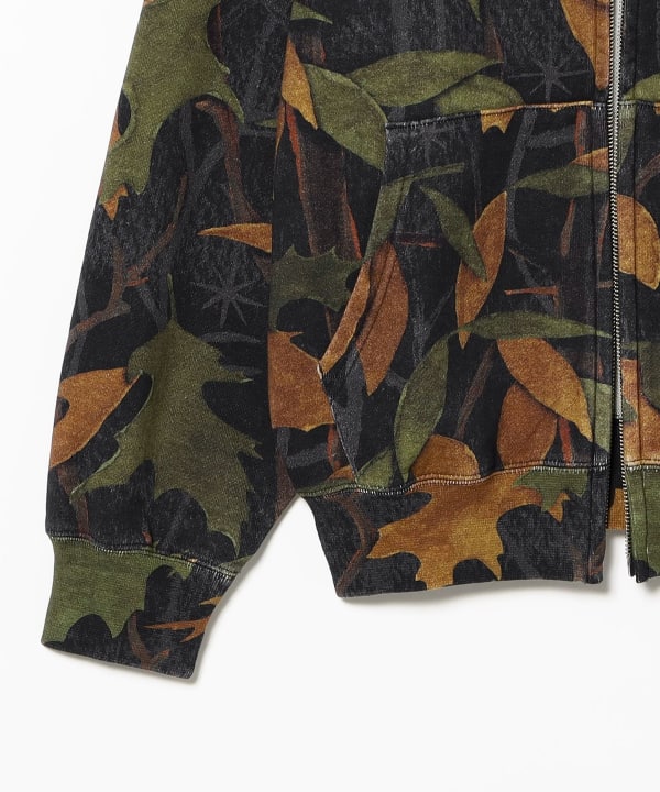 BoTT / Washed Tree Camo Zip Hoodie