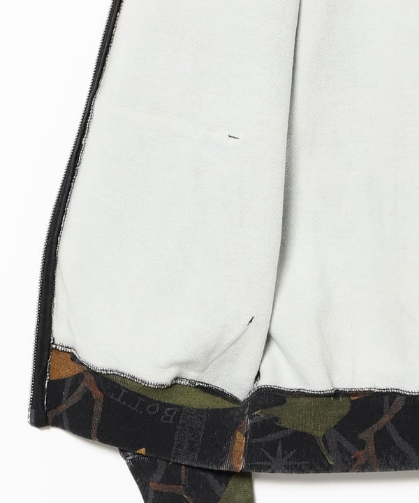 BoTT / Washed Tree Camo Zip Hoodie