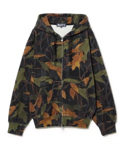BoTT / Washed Tree Camo Zip Hoodie