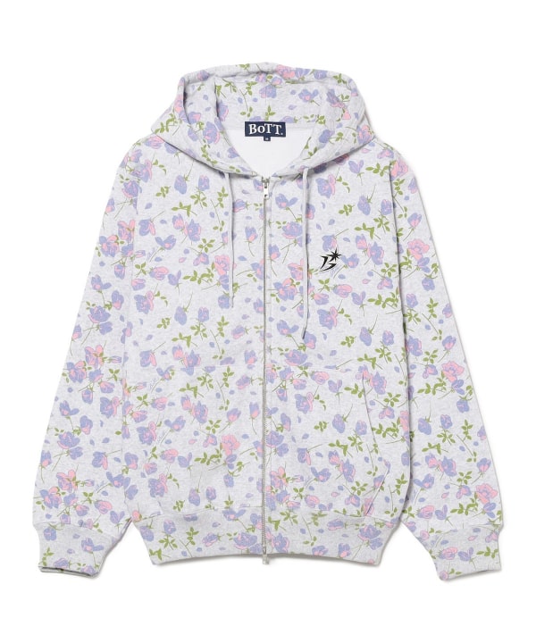 BoTT / Flower Zip Hoodie
