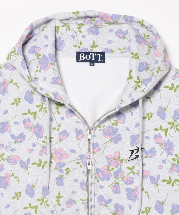 BoTT / Flower Zip Hoodie