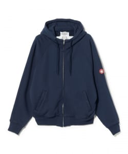 C.E / SOLID BIG HEAVY ZIP HOODY NAVY