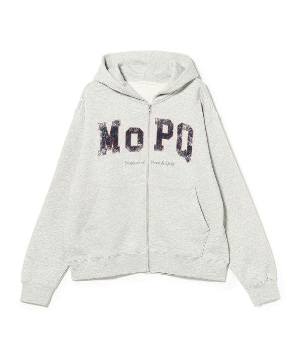 Museum of Peace & Quiet / STENCIL ZIP - UP HOODIE