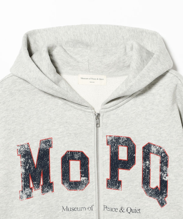 Museum of Peace & Quiet / STENCIL ZIP - UP HOODIE