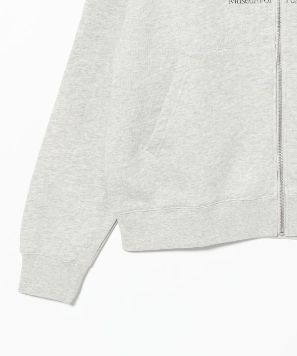 Museum of Peace & Quiet / STENCIL ZIP - UP HOODIE