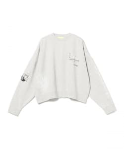New Amsterdam Surf Association / KNOCKED CREWNECK GREY MELANGE