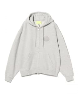 New Amsterdam Surf Association / CHOP ZIP HOODIE GREY MELANGE