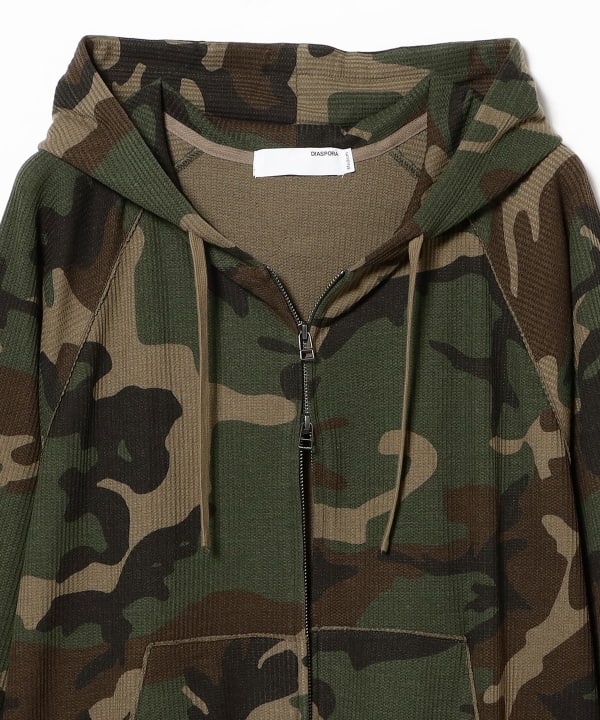 Diaspora skateboards / Dry Waffle Full Zip Hoodie