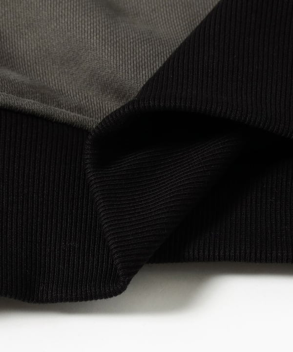 Always / human applique zip up hoodie - black