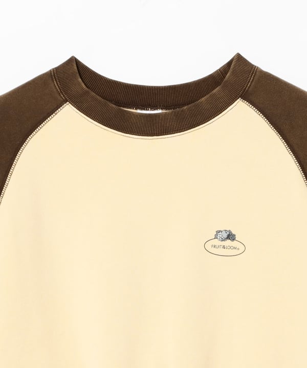 FRUIT OF THE LOOM / Raglan Crew Sweat