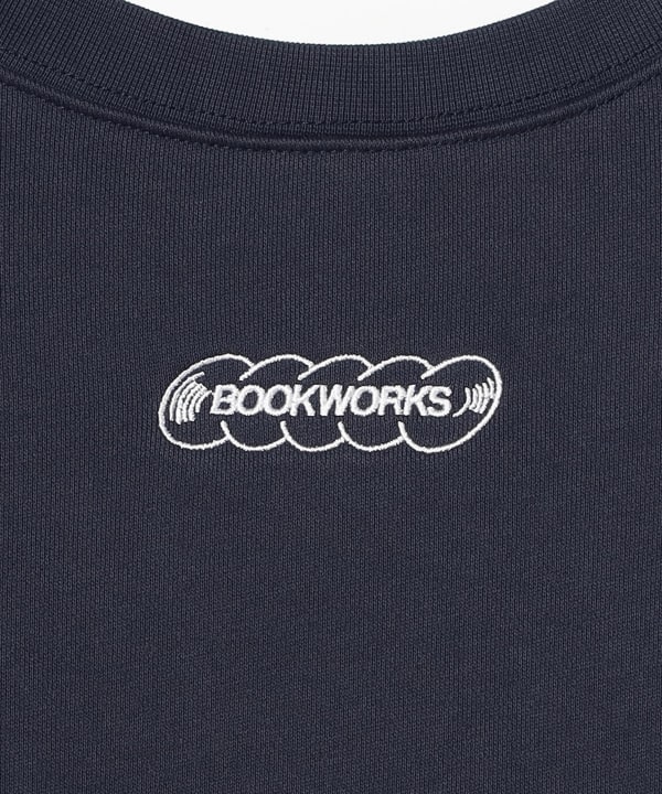 BOOK WORKS / NY Eighth Note Embroidered Crew