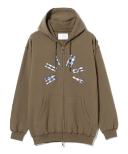 WHIMSY SOCKS / ARCH LOGO ZIP HOODIE